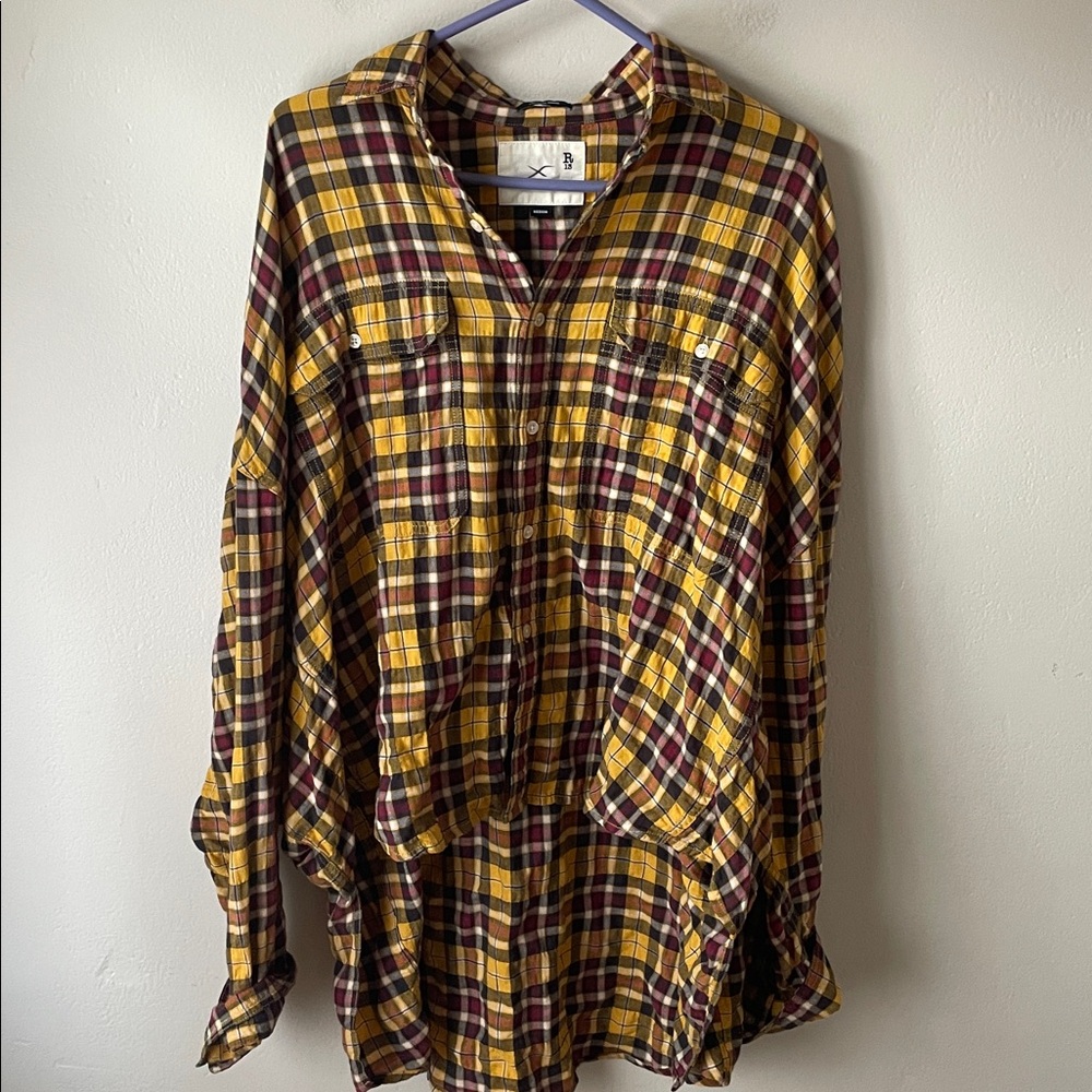 R13 Oversized plaid shirt - Picture 10 of 10